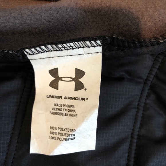 NWT Under Amour H ColoGear Hoodie Black and Gray - Picture 11 of 11